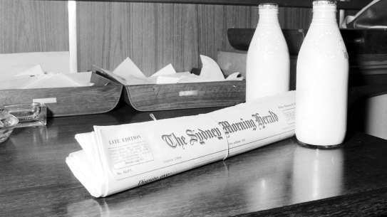 Back in the days when everything from milk to newspapers was delivered daily, Sydney 1974.