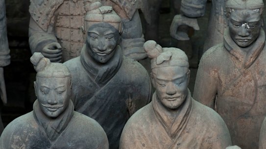 China’s terracotta warriors.