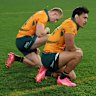 Wallabies players were left devastated at the MCG.