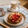 Strawberry danish at Flour in Caringbah South.