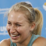 Nothing too serious: For Gavrilova, talking to herself key to success