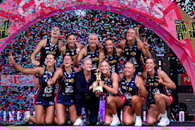 The victorious Melbourne Vixens.