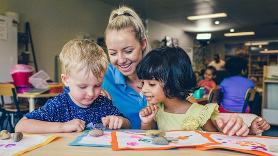 Children at Goodstart Early Learning centres. 