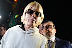 Selma Blair has been released on bail after an alleged violent plane incident. She is pictured leaving court on Monday after her arraignment on charges of injuring two flight attendants during a cross-country flight.