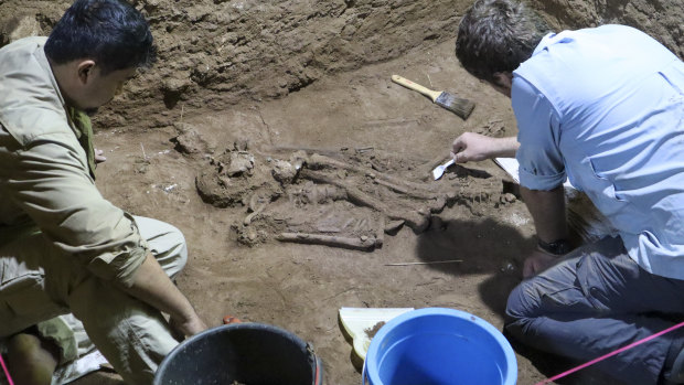 Stone Age Borneo skeleton missing foot shows oldest amputation: study