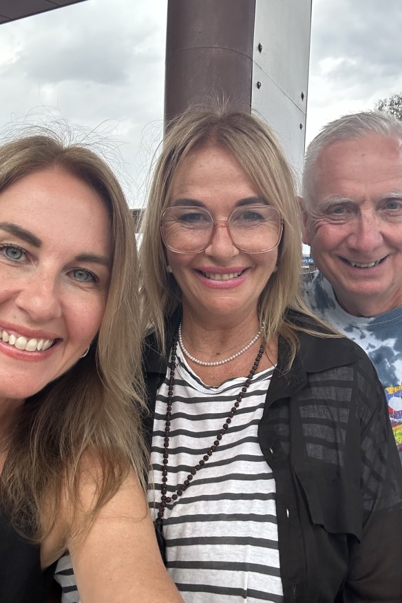 The author (left) with her sister, Maddie and brother, Mark.