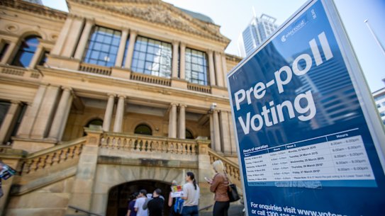 There was a "remarkable" growth in pre-poll voting, according to the AEC.