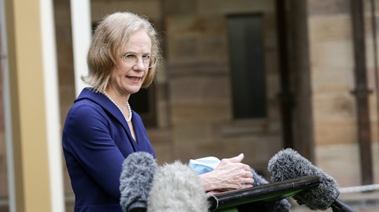 Chief health officer Dr Jeannette Young.