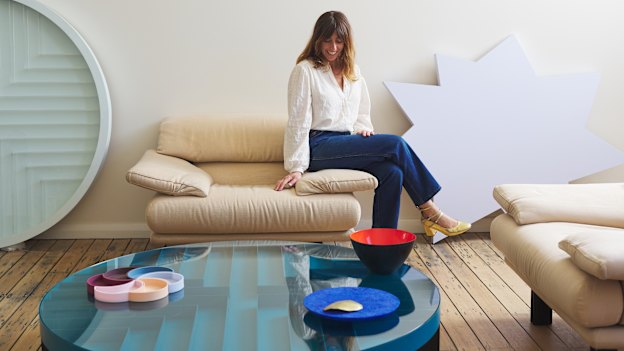 Artist Danielle Brustman.    