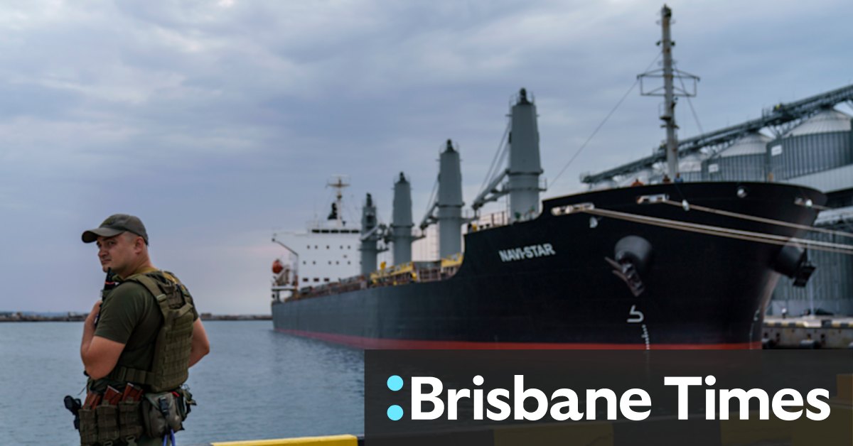 Ukrainian grain ship departs Odesa for the first time since Russian invasion - Vimarsana News