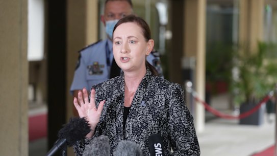 Despite the health system pressures, Queensland Health Minister Yvette D’Ath said authorities were at this stage hoping not to have to suspend elective surgeries statewide during the current wave.