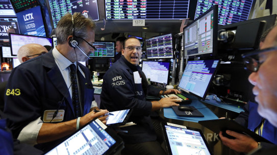 Wall Street fell lower on Monday. 