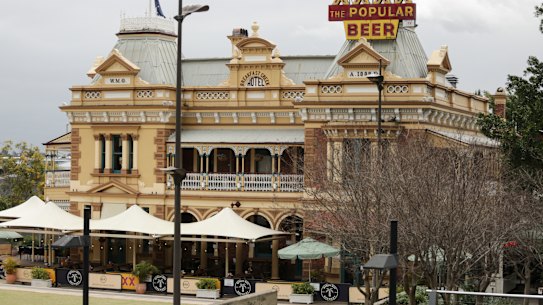 The Breakfast Creek Hotel could soon have an overbearing neighbour.