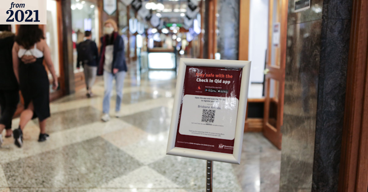 Queensland check-ins drop to lowest levels since app launch