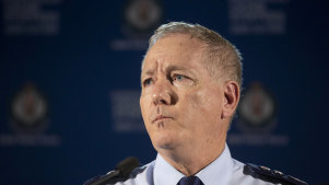 NSW Police Commissioner Mick Fuller.