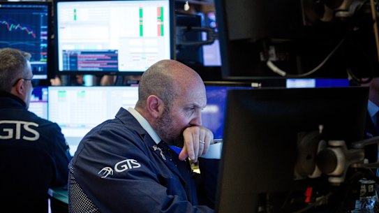 Investors dumped stocks and fled to safe haven assets such as gold as virus fears deepened.