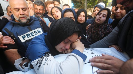 Al Jazeera journalist Wael Dahdouh mourns his son Hamza.