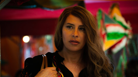 Spanish actress Karla Sofia Gascon plays the titular Emilia Perez, a Mexican drug lord who has undergone gender surgery.