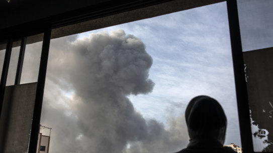 The Al-Shifa Hospital in Gaza.