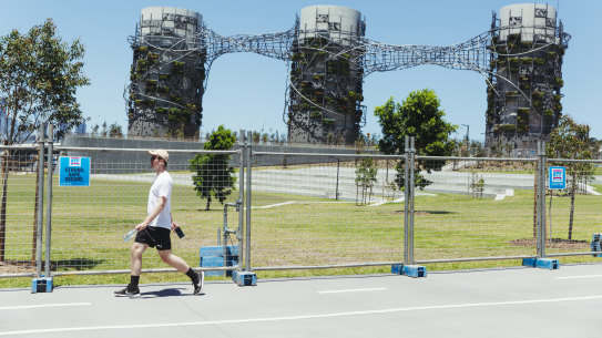 The Rozelle parklands will reopen gradually from March.
