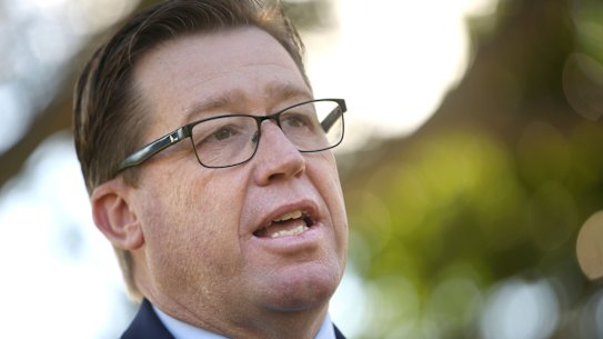 Police Minister Troy Grant. 