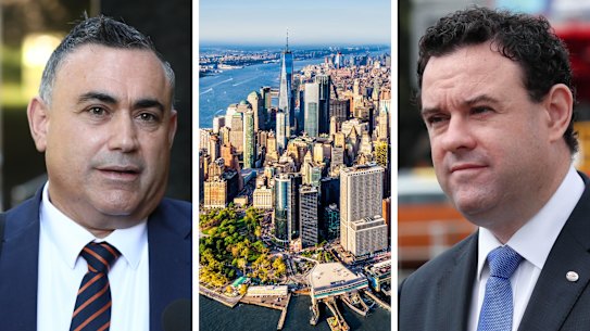 John Barilaro and Stuart Ayres.