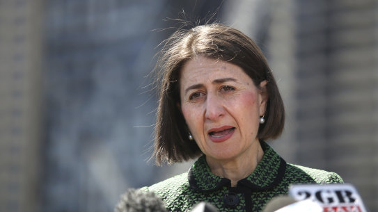 Gladys Berejiklian says the return of public servants to offices will help kickstart the NSW economy.