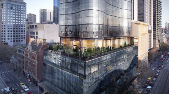 The new Mövenpick Hotel Melbourne on Spencer.