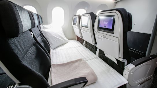 Air New Zealand’s Skycouch.