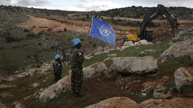Australian hit by shell in Lebanon, UN says. Israel denies responsibility
