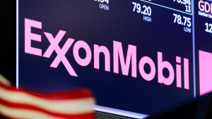 Exxon  was up 4% as OPEC cut supply.