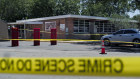 Robb Elementary School after a mass shooting in Uvalde, Texas, May 25