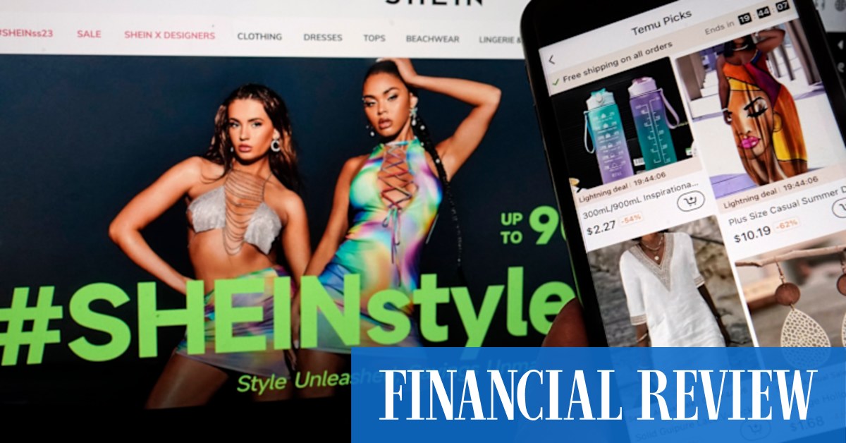 afr.com - Campbell Kwan - Amazon, Temu, Shein to control a third of online retail by next year