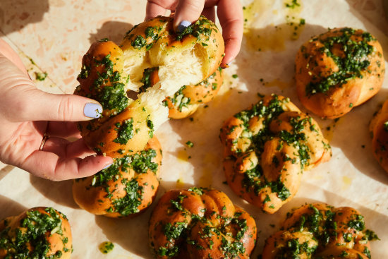 Emelia Jackson’s garlic butter knots.