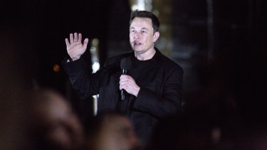 SpaceX chief Elon Musk. 