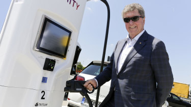 Coal power plant owner Trevor St Baker is backing a boom in electric vehicles, investing in charging infrastructure running from Adelaide to Cairns.