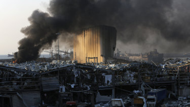 The explosion wiped out the city's port, which is crucial for Lebanon's already shaken economy. 