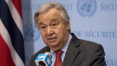 UN Secretary-General Anto<em></em>nio Guterres described the report as an “atlas of human suffering”.