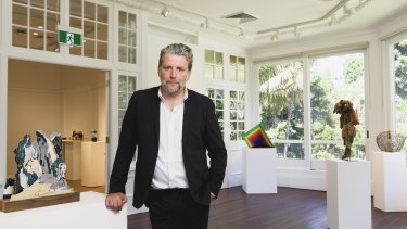 Sebastian Goldspink says working as the Gallery coordinator of the new Woollahra Gallery at Redleaf was like coming home.