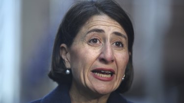 NSW Premier Gladys Berejiklian says people in their 40s are already receiving the Pfizer vaccine at the state’s mass vaccination hub.