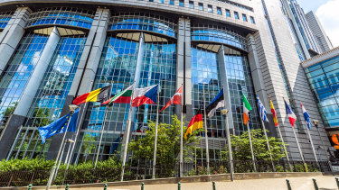 European Parliament in Brussels, Belgium.