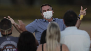 Brazil's President Jair Bolsonaro contracted the virus last month.