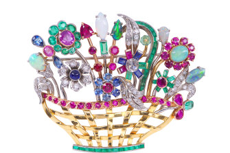 Christie's brooch sold for $37,000.