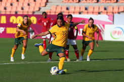 Indonesia would have been sick of the sight of Sam Kerr in their opening Asian Cup match.