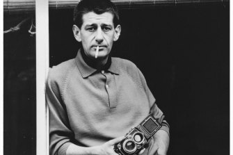 Helmut Newton, photographed in Melbourne in 1958 by his Australian-born wife June “Alice Springs” Newton.