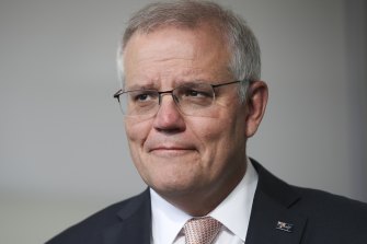 Prime Minister Scott Morrison made an early morning election pitch centred on a big tech crackdown.