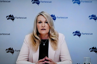 Fortescue Metals Group chief executive Elizabeth Gaines declared a target of making green hydrogen “the most globally traded seaborne energy commodity in the world”.