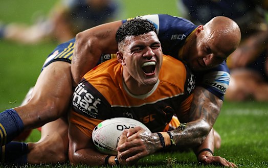 Former Bronco David Fifita was all smiles when he signed a huge deal with the Titans. Now he must earn his money.