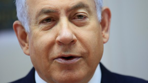 Israeli Prime Minister Benjamin Netanyahu.