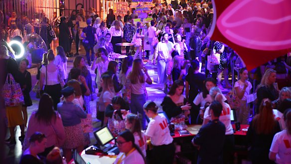 Cosmetics fans flock to Meccaland, held at Australian Technology Park this weekend.